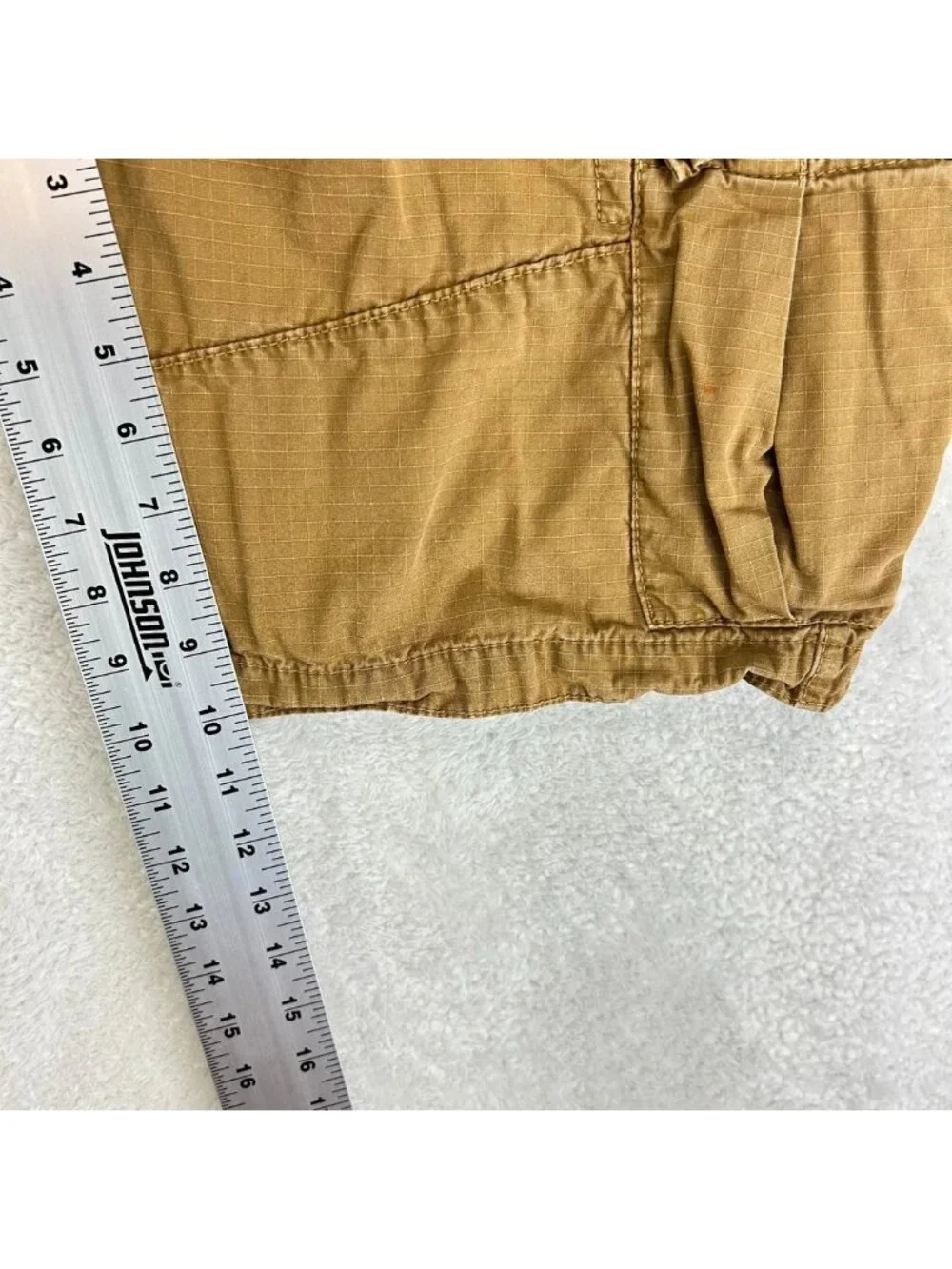 American Eagle Outfitters Cargo Shorts Mens 34 Brown Classic Ripstop “Read”